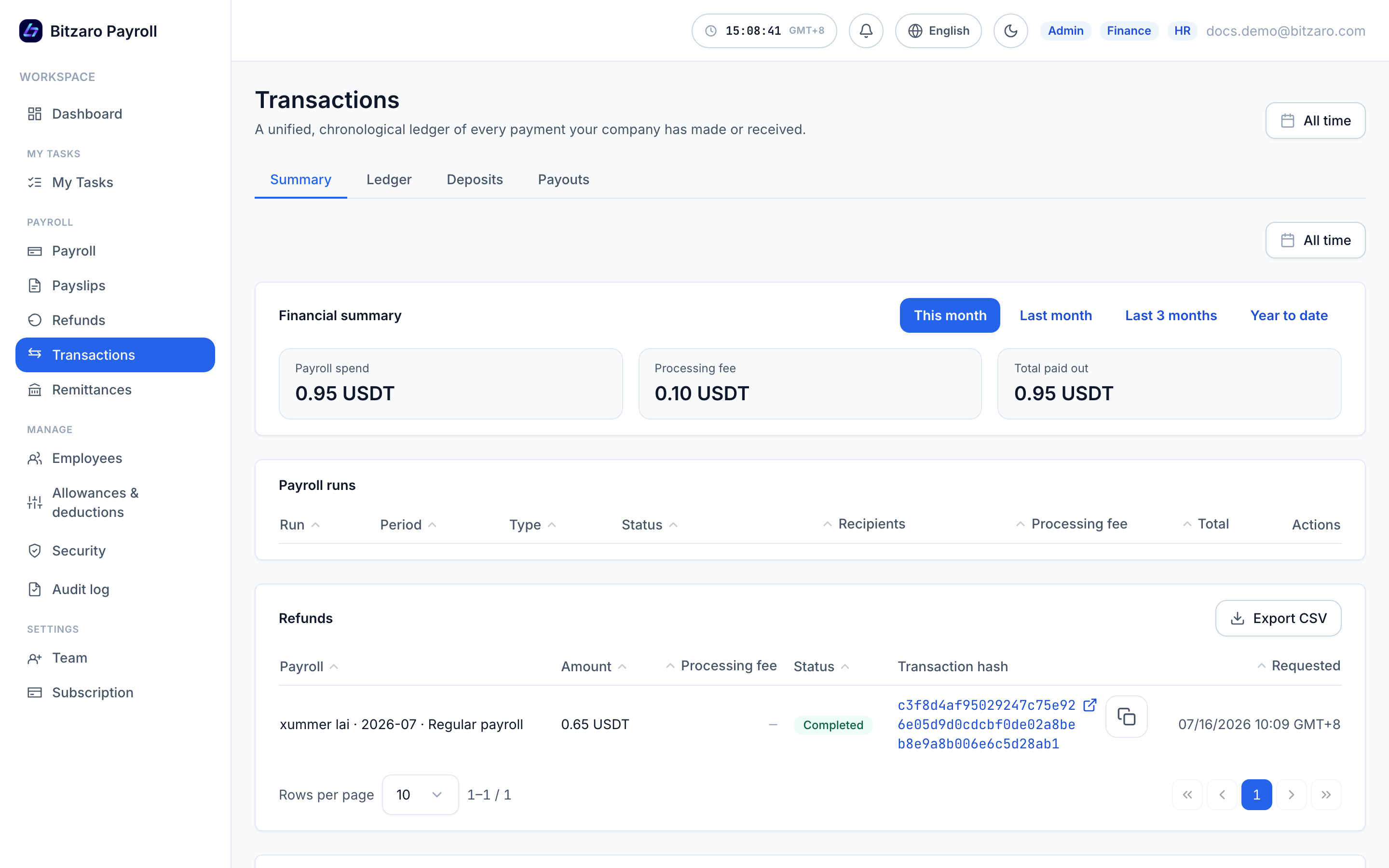 Transactions